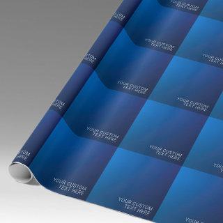Modern Dark Blue Gradient & Minimal Editable Text