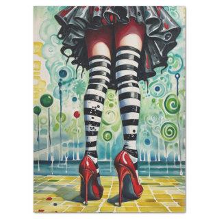 Modern Day Wickedly Stylish Witch Decoupage Paper
