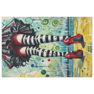 Modern Day Wickedly Stylish Witch Decoupage Paper