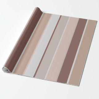 Modern Earthy Stripes Blush Mauve Taupe