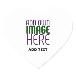 MODERN EDITABLE SIMPLE WHITE IMAGE TEXT TEMPLATE HEART STICKER