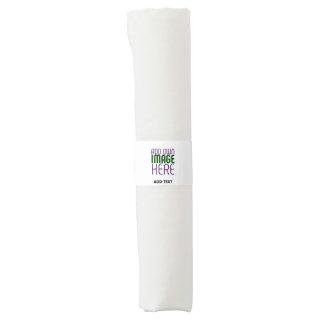 MODERN EDITABLE SIMPLE WHITE IMAGE TEXT TEMPLATE NAPKIN BANDS