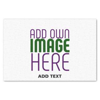 MODERN EDITABLE SIMPLE WHITE IMAGE TEXT TEMPLATE TISSUE PAPER