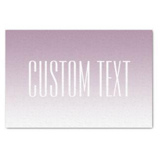 Modern Elegant Editable Text & Ombre Color Tissue Paper