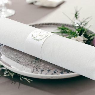 Modern, elegant eucalyptus wedding  napkin bands