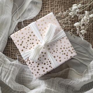 Modern Faux Gold & Blush Pink Spot Pattern   Sheets