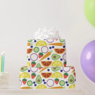 Modern Fruits and Vegetables Pattern