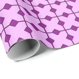 Modern Geometric, Diamonds - Amethyst purple