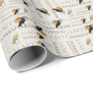 Modern Gold And White Chic Adult Halloween