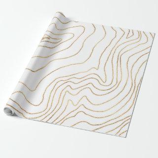 Modern Gold lines Minimalist Hand Drawn Design