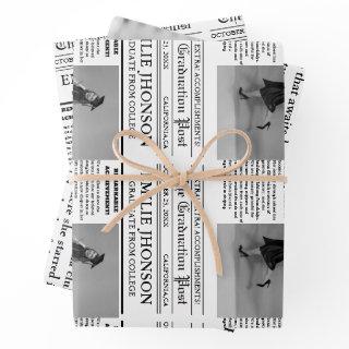 Modern Graduation Newspaper College/ University  Sheets