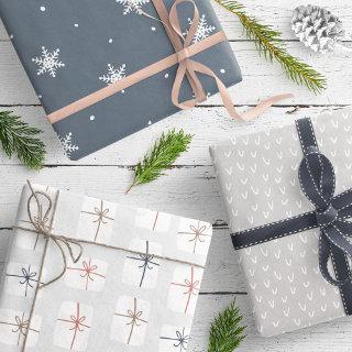 Modern Gray Neutral Scandinavian Pattern  Sheets