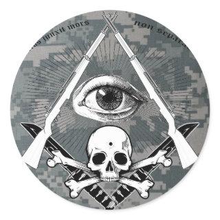 Modern Master Mason M1 Garand & Kabar sticker