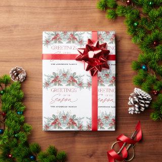 Modern Minimal Elegant Christmas Greenery