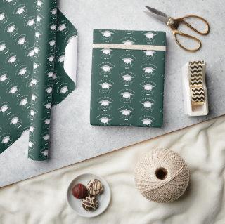 Modern minimal elegant green class of graduation