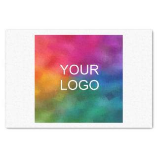 Modern Minimalist Custom Your Logo Here Template Tissue Paper