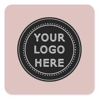 Modern, Minimalist, Elegant and Customizable  Square Sticker