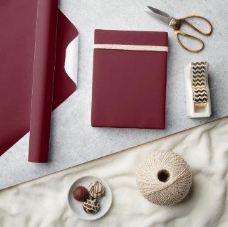 Modern Minimalist Maroon Burgundy Solid Color