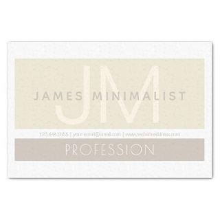 Modern Minimalist | Taupe Earth-tones Tissue Paper