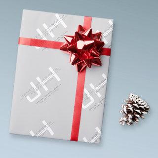 Modern Monogrammed Initials (or other text) Grey