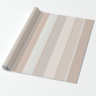 Modern Pastel Stripes Blush Taupe Beige