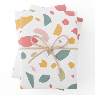 Modern pastel terrazzo pattern  sheets