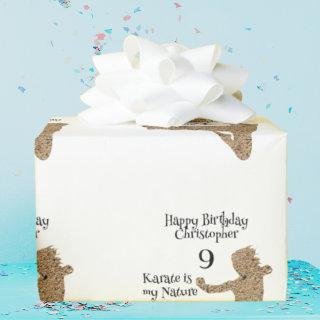 Modern Pattern Martial Arts Karate Kids Birthday