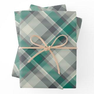 Modern Plaid Gingham Merry Christmas Holiday  Sheets