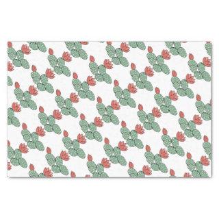Modern Prickly Pear Cactus Tissue Paper