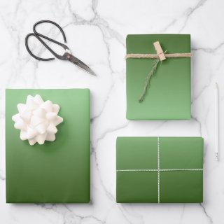 Modern Sage and Forest Green Gradient  Sheets