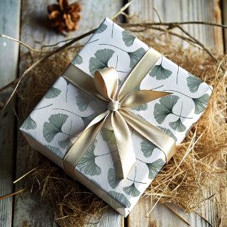 Modern Sage Green Ginkgo foliage   Sheets
