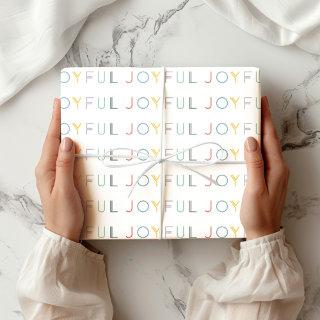 Modern Script Joyful Pastel Holiday