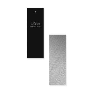 Modern Silver Foil Script Gift Tags