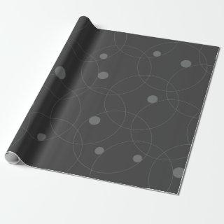 Modern, simple, playful, fun pattern of circles