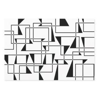 Modern, urban, bold, cool geometric pattern art  sheets
