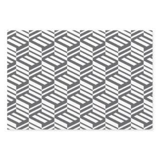 Modern, urban, dynamic bold geometric cube pattern  sheets