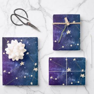 Modern Watercolor Moon Celestial  Sheets