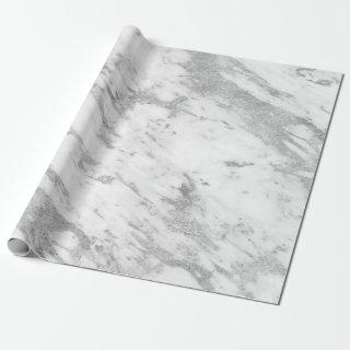 Modern White Faux Marble No 4a