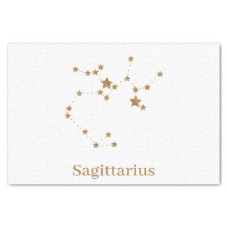 Modern Zodiac Sign Gold Sagittarius| Element  Fire Tissue Paper