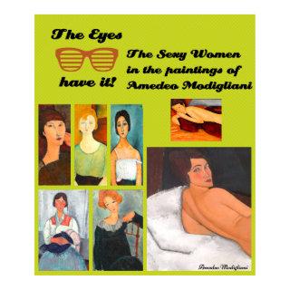 Modigliani Art Collage Poster