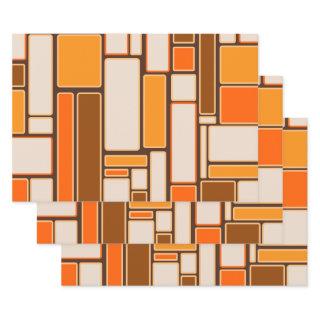 Modulus Retro Geometric Mid Century Modern 70s  Sheets