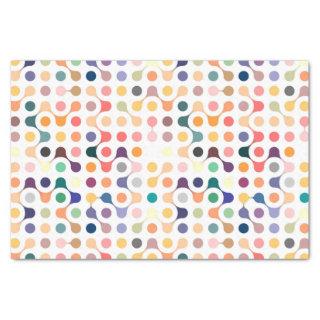 Molecular Structure Pattern Tissue Paper