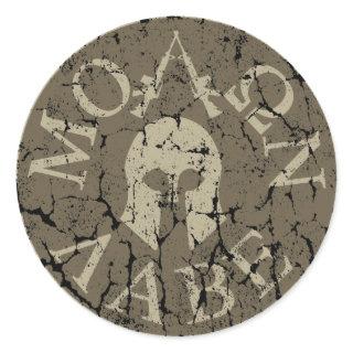 Molon Labe, Come and Take Them Classic Round Sticker