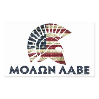 Molon Labe! Rectangular Sticker