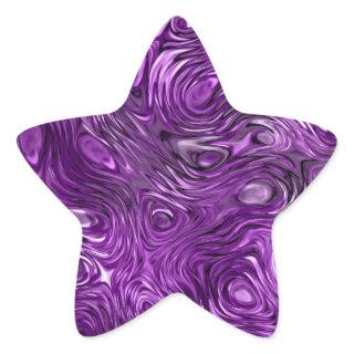 Molten Lilac print sticker star