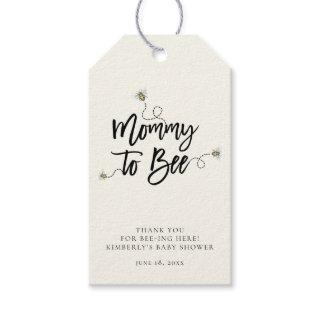 Mommy To Bee Baby Shower Gift Tags