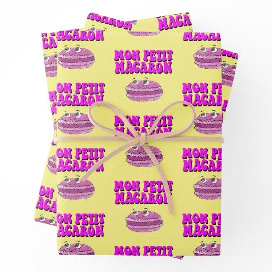 Mon Petit Macaron Retro Groovy Text  Sheets