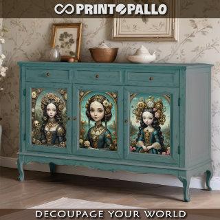 Mona Lisa in steampunk doll version   Sheets