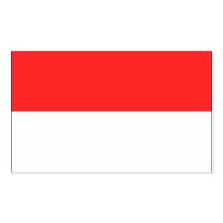 Monaco Flag Rectangular Sticker