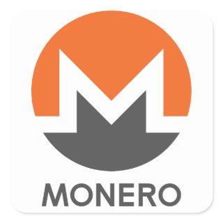 Monero Square Sticker